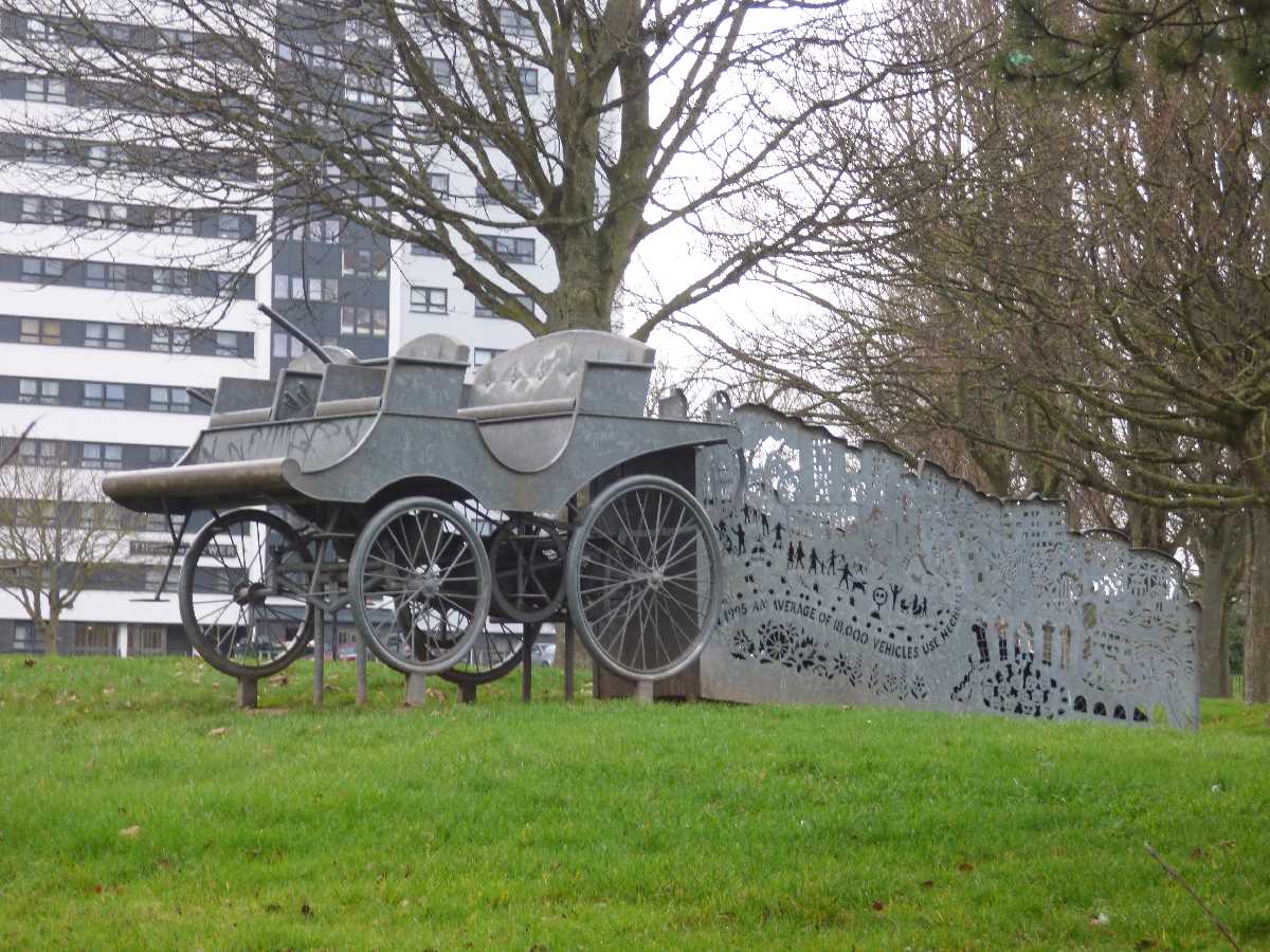 Lanchester Car Monument